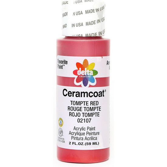 Acrylique ceramcoat rouge tompte - 60ml
