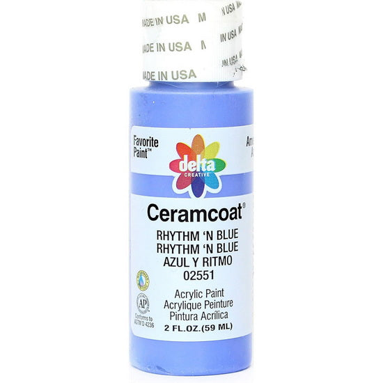 Acrylique ceramcoat bleu rythme - 60ml