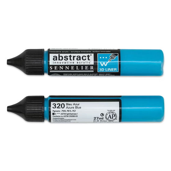 Marqueur acrylique - abstract - 27ml - bleu azur