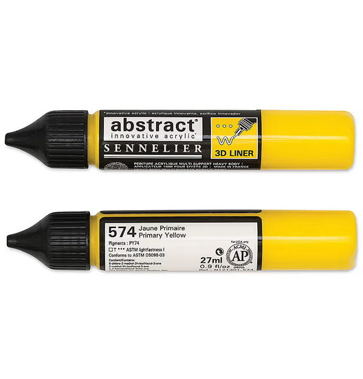 Marqueur acrylique - abstract - 27ml - jaune primaire
