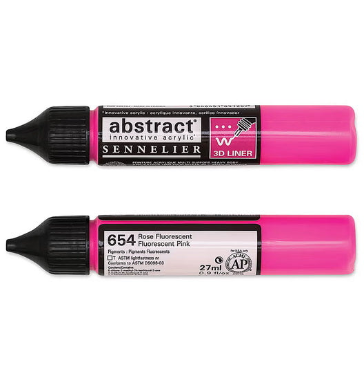 Acrylic marker - abstract - 27ml - fluorescent pink