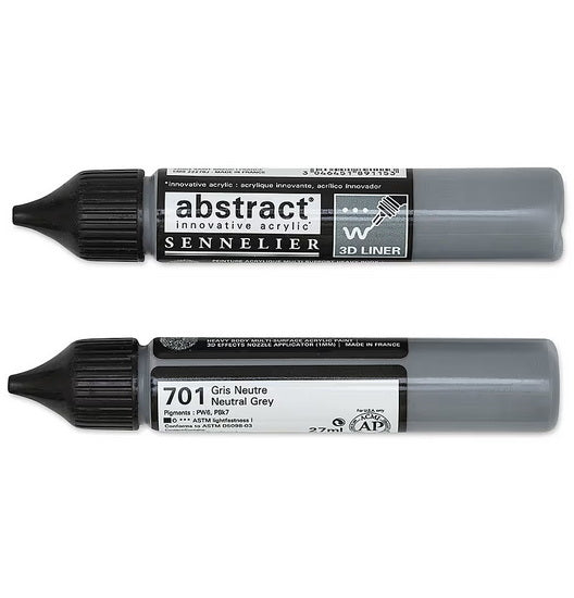 Acrylic marker - abstract - 27ml - neutral grey