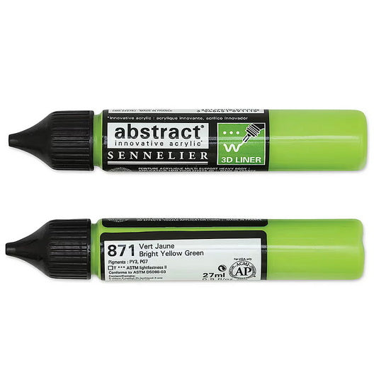 Marqueur acrylique - abstract - 27ml - vert jaune