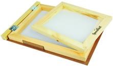 Écran sérigraphie et base - cadre bois - toile 110 - 10x14po