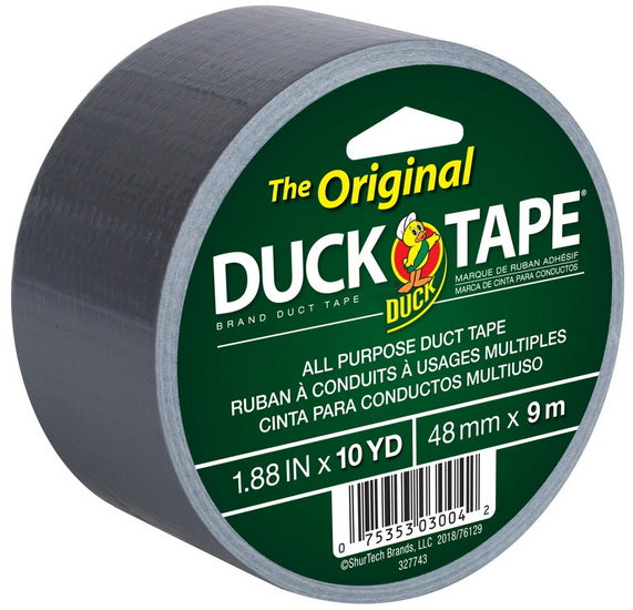 Ruban adhésif entoilé (duck tape) coloré - gris