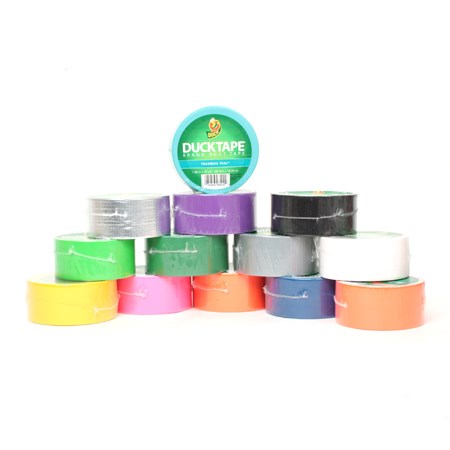 Ruban adhésif entoilé (duck tape) coloré - rouge meter