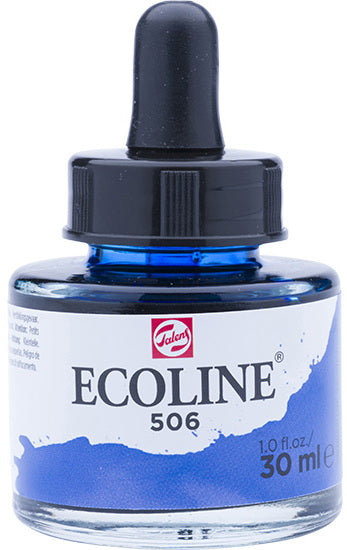 Ecoline Watersoluble Ink  Ultramarine Deep-30ML