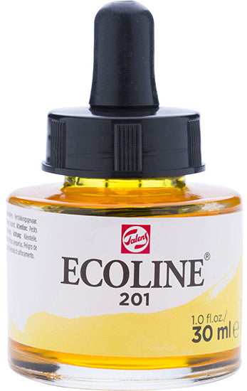 Ecoline Watersoluble Ink  Light Yellow-30ML