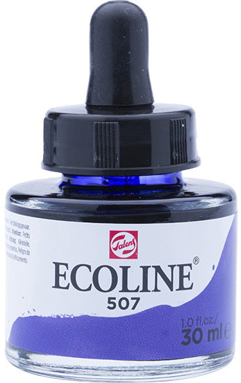 Ecoline Watersoluble Ink  Ultramarine Violet-30ML