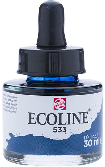 Encre aquarelle ecoline indigo - 30ml