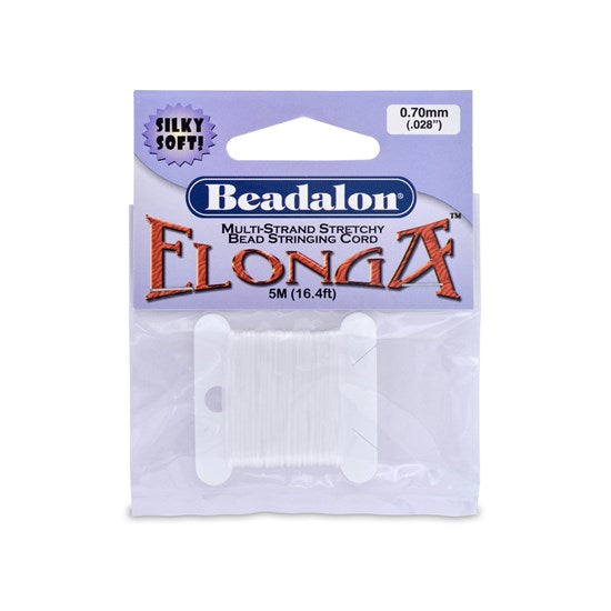 Fil elastique multi brins - 0.7m - blanc - 5m