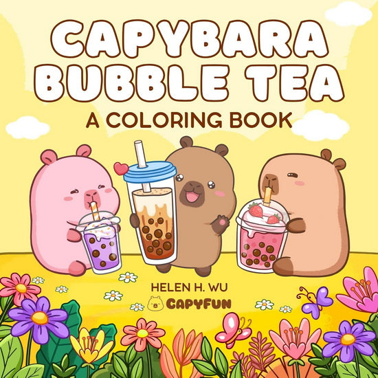Capybara Bubble Tea: A Coloring Book