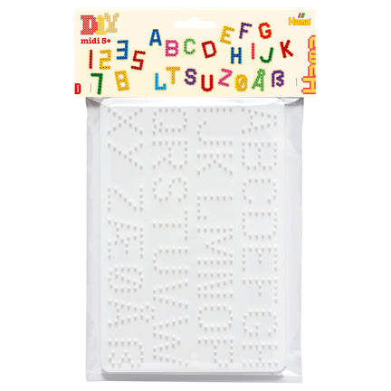 Ensemble de plaques Hama - Lettres et numéros