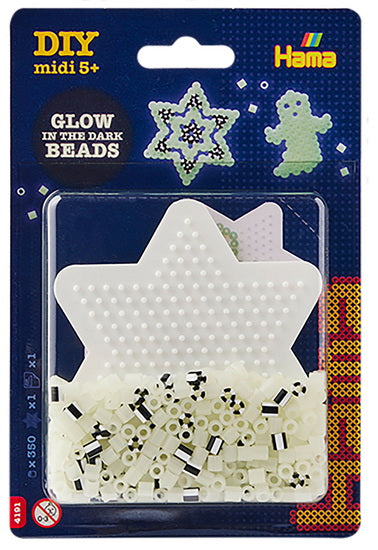Hama Petit kit. Env. 350 perles, 1 petite plaque étoile.