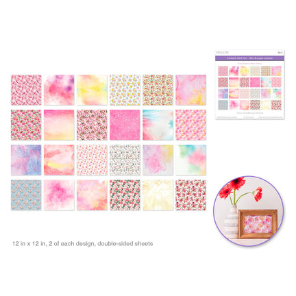Forever in Time Paper Pad - 24 Sheets - Floral Dreams