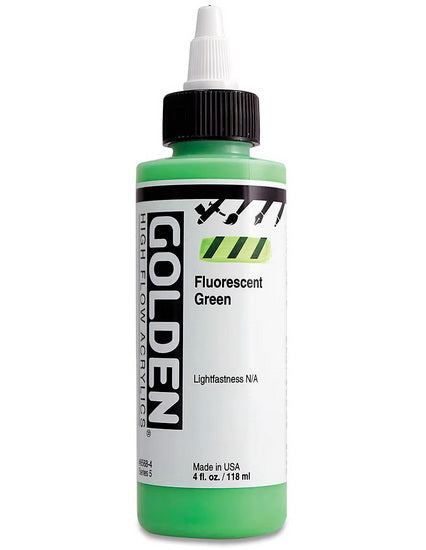 Acrylique high flow - 4 oz  vert fluorescent  s5