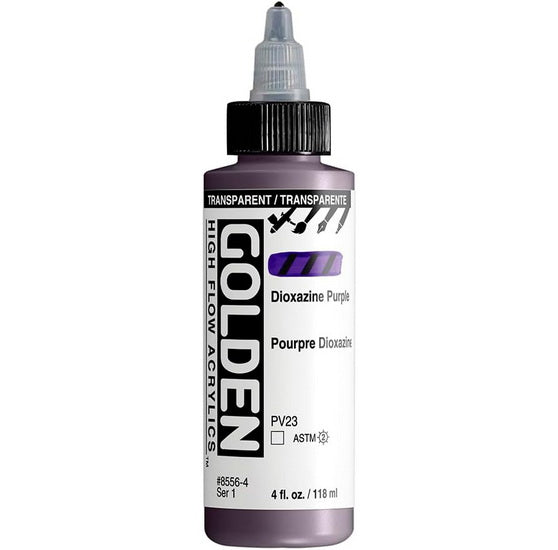 Acrylic high flow - 4 oz  transparent dioxazine purple  s1