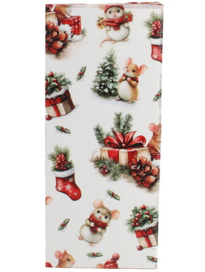 Tissue Paper Christmas Mouses
