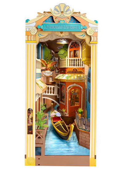 Diorama appui-livre - Romantique Venise