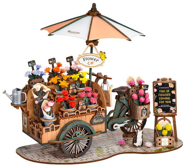 Chariot de fleurs à bricoler