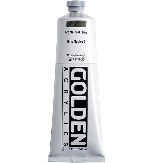 Acrylique haute viscosité - 5 oz  gris neutre #2  s1