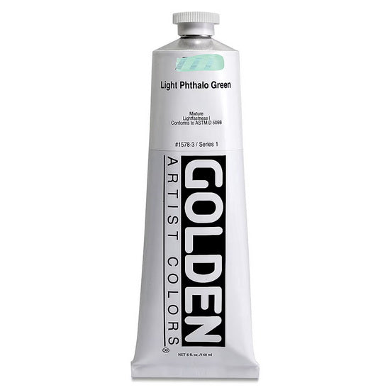 Acrylic heavy body - 5 oz  light phthalo green  s1