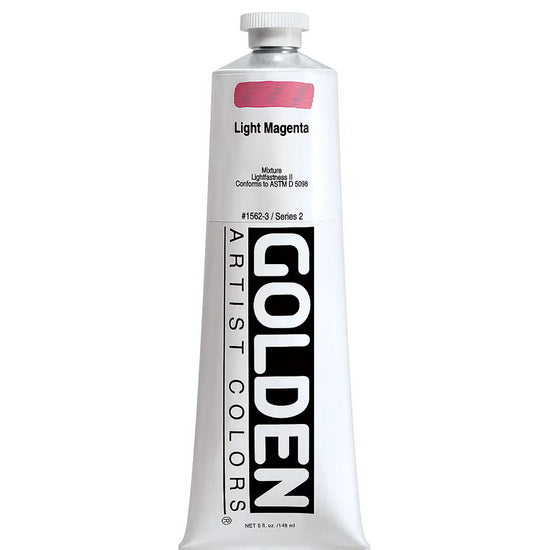 Acrylic heavy body - 5 oz  magenta light  s2