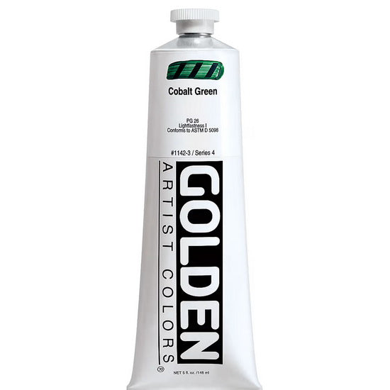 Acrylique haute viscosité - 5 oz  vert de cobalt  s4