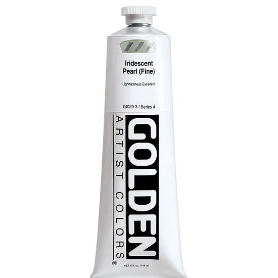 Acrylique haute viscosité - 5 oz  perle iridescent fin  s4