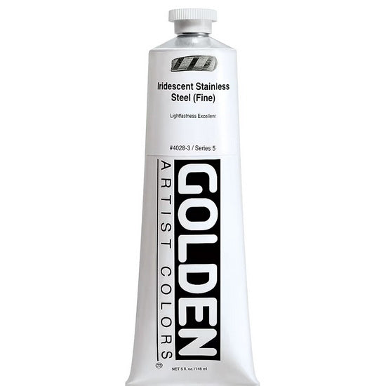 Acrylique haute viscosité - 5 oz  acier inox iridescent fin  s5