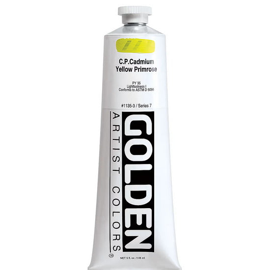 Acrylique haute viscosité - 5 oz  jaune primevere cadmium  s7