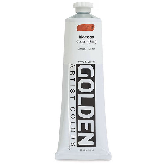 Acrylique haute viscosité - 5 oz  cuivre iridescent fin  s7