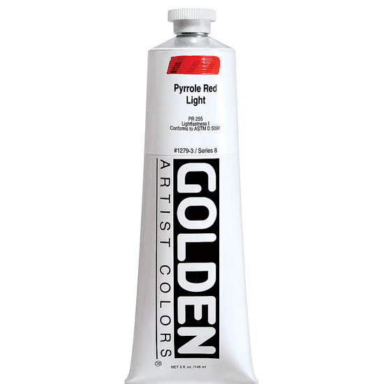 Acrylic heavy body - 5 oz  pyrrole red light  s8