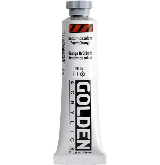 Acrylique haute viscosité - 2 oz  orange brulée benzimidaz.  s5