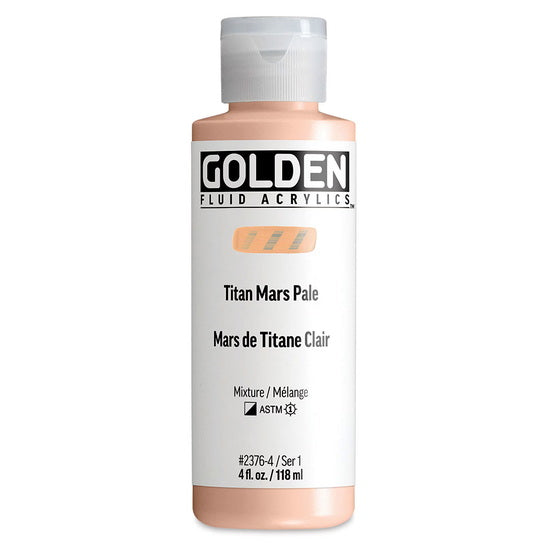 Acrylic fluid - 4 oz  titan mars pale  s1