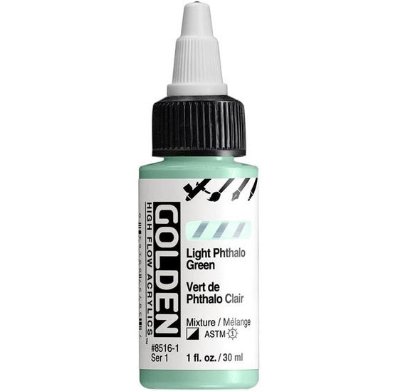 Acrylic high flow - 1 oz  light phthalo green  s1