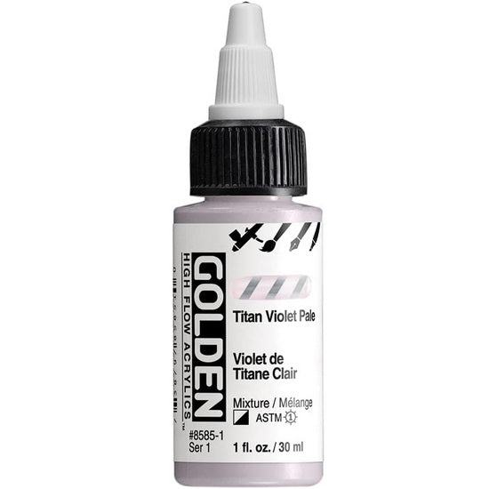 Acrylic high flow - 1 oz  titan violet pale  s1