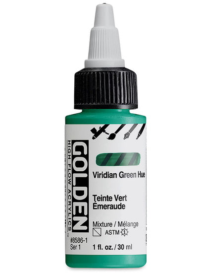 Acrylique high flow - 1 oz  vert emeraude imitation  s1