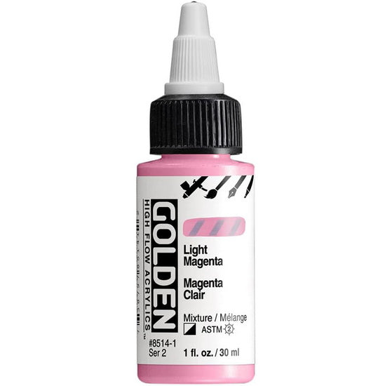 Acrylic high flow - 1 oz  light magenta  s2