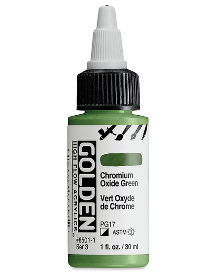Acrylique high flow - 1 oz  vert oxyde chrome  s3
