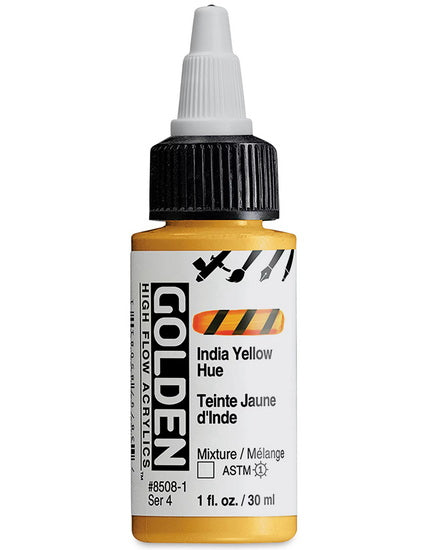 Acrylique high flow - 1 oz  jaune d'inde imitation  s4