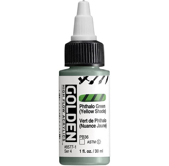 Acrylique high flow - 1 oz  vert phtha nu. jne  s4