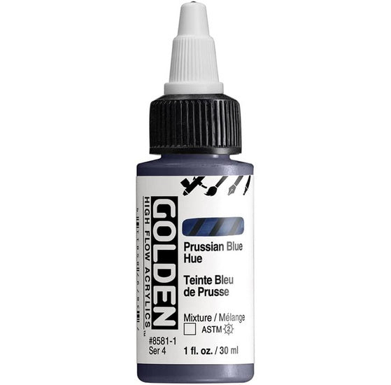 Acrylique high flow - 1 oz  bleu prusse imitation  s4