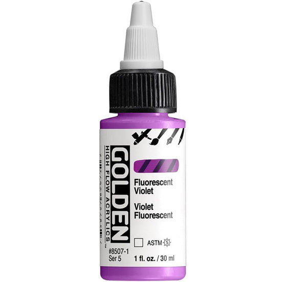 Acrylique high flow - 1 oz  violet fluo  s5