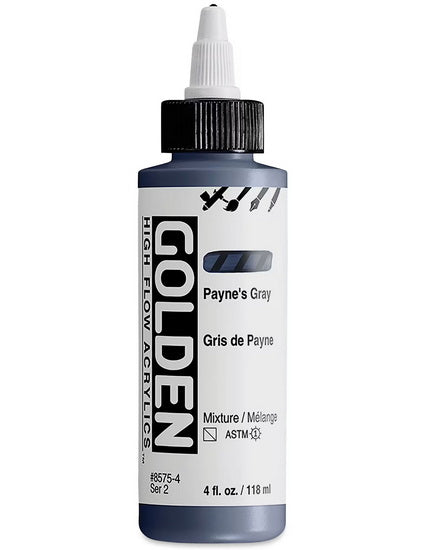 Acrylic high flow - 4 oz  paynes gray  s2