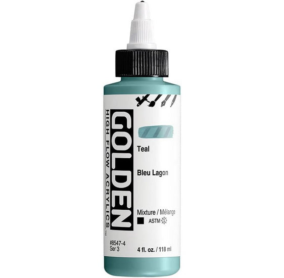 Acrylique high flow - 4 oz  bleu lagon  s3