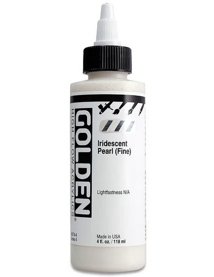 Acrylique high flow - 4 oz  perle iridescent fin  s4