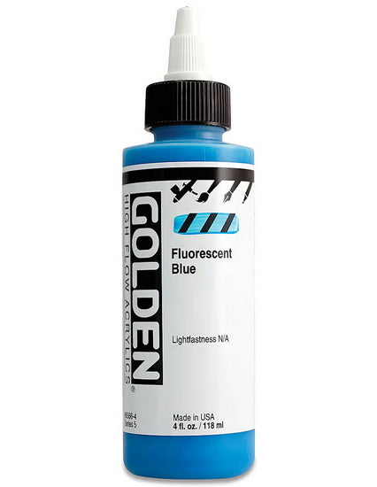 Acrylique high flow - 4 oz  bleu fluo  s5