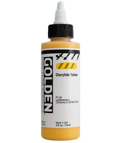 Acrylic high flow - 4 oz  diarylide yellow  s6