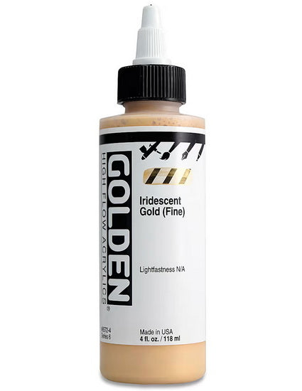 Acrylique high flow - 4 oz  or iridescent fin  s6